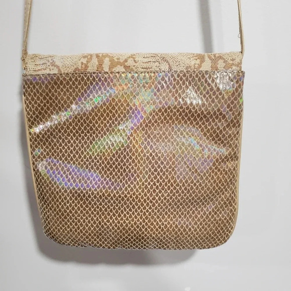 VTG J.Renee Iridescent/Snakeskin Print Shoulder  Bag. - Picture 3 of 9